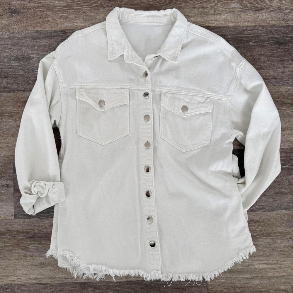 White Denim Jacket